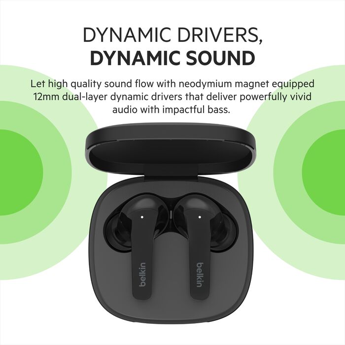 Belkin SOUNDFORM Flow Écouteurs Sans Fil ANC - Image 3