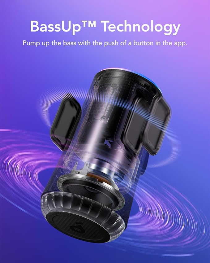 Soundcore Glow – Enceinte Bluetooth Portable 360° avec Light Show - Image 3