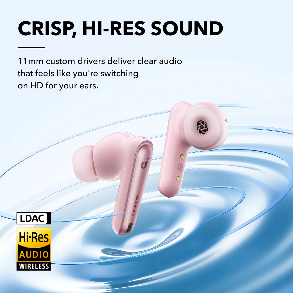 Soundcore Liberty 4 NC Rose – Écouteurs sans fil avec réduction de bruit ANC - 2