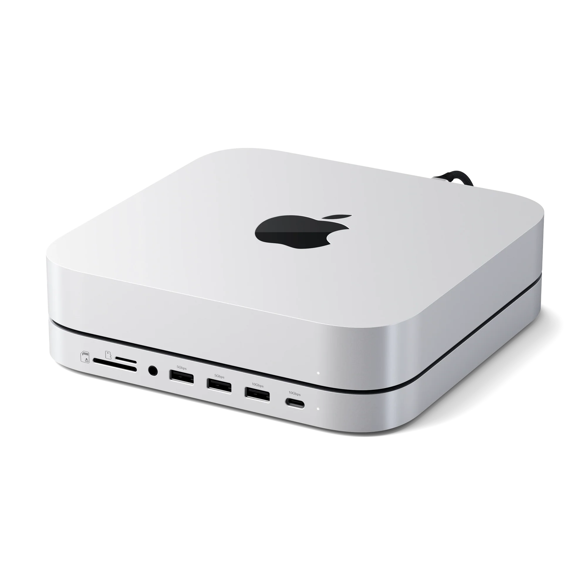 Satechi ST-MMSHS – Hub USB-C avec Boîtier SSD SATA M.2 pour Mac mini et Mac Studio